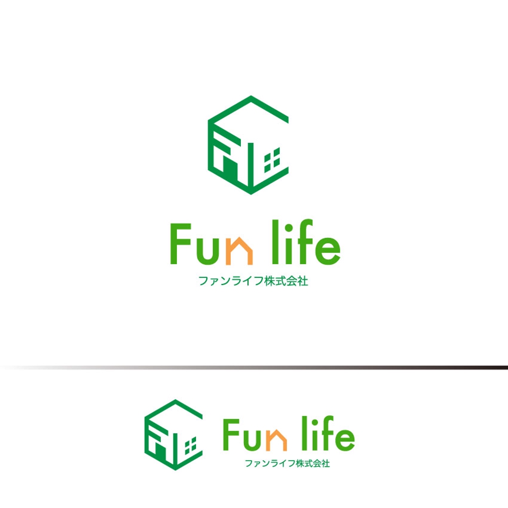 ハウスメーカー『ファンライフ株式会社』のロゴ作成