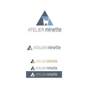  K-digitals (K-digitals)さんの猫専用アパートメント「ATELIER minette」のロゴ制作をお願いします。への提案