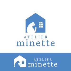 m_mtbooks (m_mtbooks)さんの猫専用アパートメント「ATELIER minette」のロゴ制作をお願いします。への提案