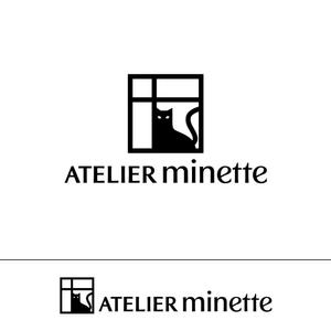 STUDIO ROGUE (maruo_marui)さんの猫専用アパートメント「ATELIER minette」のロゴ制作をお願いします。への提案