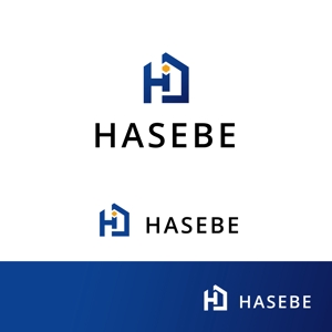 株式会社ガラパゴス (glpgs-lance)さんの建設業　株式会社HASEBE　名刺用ロゴへの提案