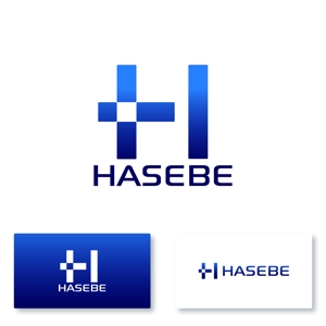 M+DESIGN WORKS (msyiea)さんの建設業　株式会社HASEBE　名刺用ロゴへの提案