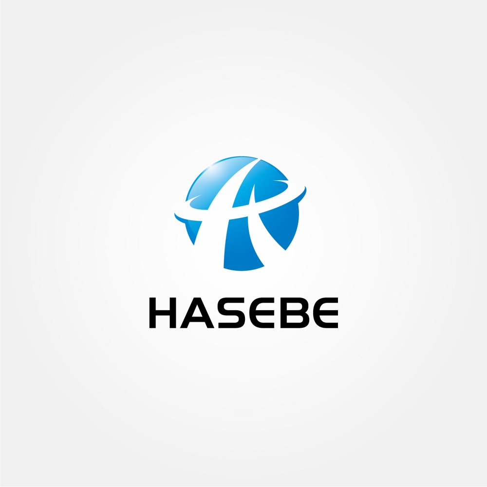 建設業　株式会社HASEBE　名刺用ロゴ