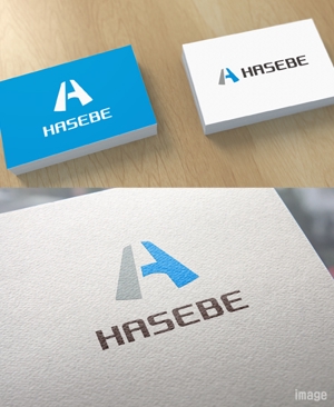 Mr-P (Mr-P)さんの建設業　株式会社HASEBE　名刺用ロゴへの提案
