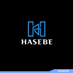 ark-media (ark-media)さんの建設業　株式会社HASEBE　名刺用ロゴへの提案