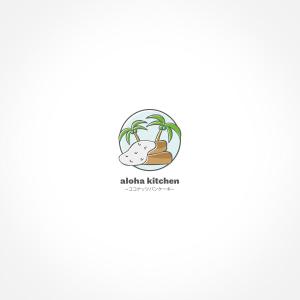 andy2525 (andy_design)さんのキッチンカー「aloha kitchen      ココナッツパンケーキ」のロゴへの提案