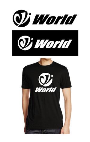 K-J (king_j)さんの新ブランド「World」のロゴ（文字×プロビデンスの目）への提案
