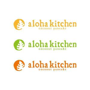 kyoniijima ()さんのキッチンカー「aloha kitchen      ココナッツパンケーキ」のロゴへの提案