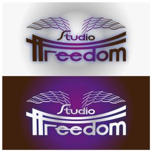 エフ・ファースト (f1st-123)さんの新規EVENT SPACE「Studio Freedom」のロゴへの提案