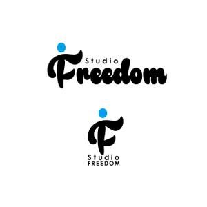 Hagemin (24tara)さんの新規EVENT SPACE「Studio Freedom」のロゴへの提案