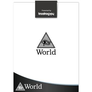 Treefrog794 (treefrog794)さんの新ブランド「World」のロゴ（文字×プロビデンスの目）への提案