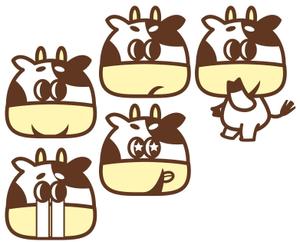 NonnoDesignLabo 片岡希 (NozomiKataoka)さんの牛のキャラクターデザインへの提案