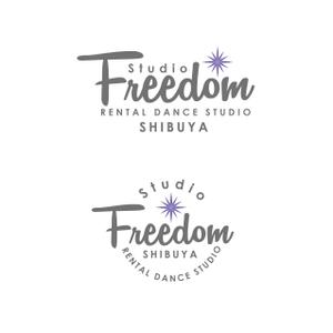 Hagemin (24tara)さんの新規EVENT SPACE「Studio Freedom」のロゴへの提案