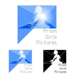 貴志幸紀 (yKishi)さんのアイドル、グラビア映像の制作販売サイト「Prism Girls Pictures」のロゴへの提案