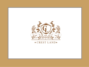 jp tomo (jp_tomo)さんの不動産関連会社「CREST LAND」のロゴ作成への提案