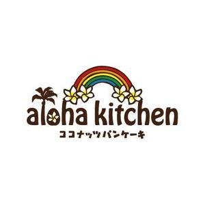 nocco_555 (nocco_555)さんのキッチンカー「aloha kitchen      ココナッツパンケーキ」のロゴへの提案