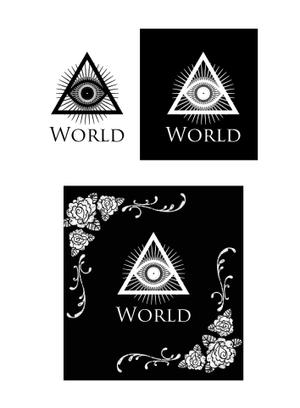 Chappy (chappy02)さんの新ブランド「World」のロゴ（文字×プロビデンスの目）への提案