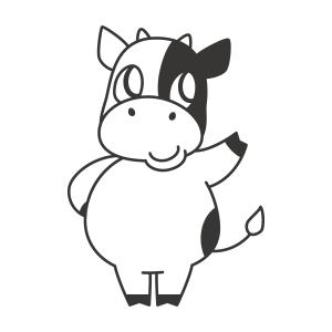 tamatuf (tamatuf)さんの牛のキャラクターデザインへの提案