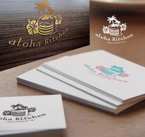 KOZ-DESIGN (saki8)さんのキッチンカー「aloha kitchen      ココナッツパンケーキ」のロゴへの提案