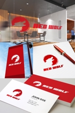 YOO GRAPH (fujiseyoo)さんの遊漁船『RED WOLF』のロゴ作成への提案
