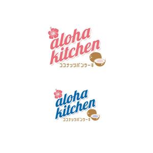  K-digitals (K-digitals)さんのキッチンカー「aloha kitchen      ココナッツパンケーキ」のロゴへの提案