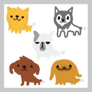 waswas (waswas)さんのプードル・チワワなど犬のイラストを描いてください♪への提案