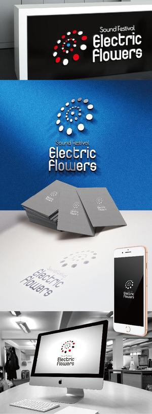 k_31 (katsu31)さんの音楽フェスティバル「Electric Flowers」のロゴへの提案