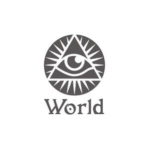 ninaiya (ninaiya)さんの新ブランド「World」のロゴ（文字×プロビデンスの目）への提案