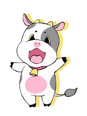 014 (hatiko)さんの牛のキャラクターデザインへの提案