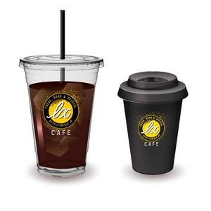 Anne_co. (anne_co)さんの人気カフェのお持ち帰り用プラスチックコップ＆紙コップの全面デザインへの提案