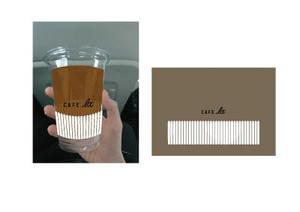 kinoto ()さんの人気カフェのお持ち帰り用プラスチックコップ＆紙コップの全面デザインへの提案