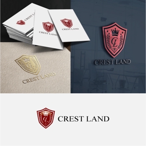 drkigawa (drkigawa)さんの不動産関連会社「CREST LAND」のロゴ作成への提案