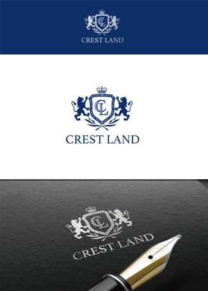 forever (Doing1248)さんの不動産関連会社「CREST LAND」のロゴ作成への提案
