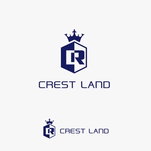 RGM.DESIGN (rgm_m)さんの不動産関連会社「CREST LAND」のロゴ作成への提案