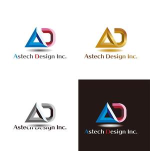 KOZ-DESIGN (saki8)さんの床施工会社「Astech Design Inc.」のロゴへの提案