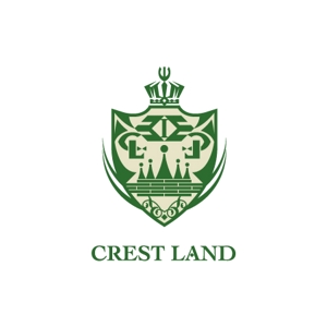arizonan5 (arizonan5)さんの不動産関連会社「CREST LAND」のロゴ作成への提案