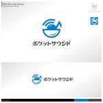 Bash_Design (Bash_Design)さんのウェブサイト「ポケットサウンド」のロゴへの提案