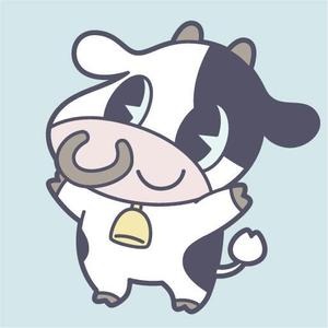 BlackPenguin (BlackPenguin)さんの牛のキャラクターデザインへの提案