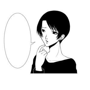 さんの女性イラストの作成（ブログ挿絵用）への提案