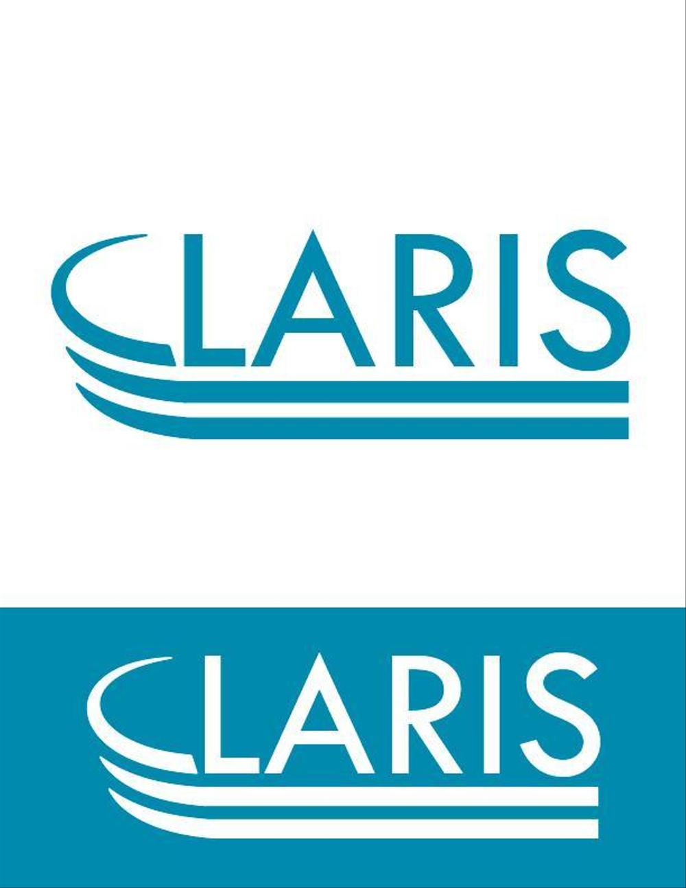 ホテル運営会社　CLARIS　RESORT の名刺や封筒などに印刷するロゴ