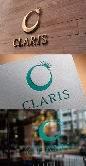 コトブキヤ (kyo-mei)さんのホテル運営会社　CLARIS　RESORT の名刺や封筒などに印刷するロゴへの提案