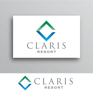 White-design (White-design)さんのホテル運営会社　CLARIS　RESORT の名刺や封筒などに印刷するロゴへの提案
