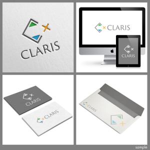 poppper (torifup)さんのホテル運営会社　CLARIS　RESORT の名刺や封筒などに印刷するロゴへの提案