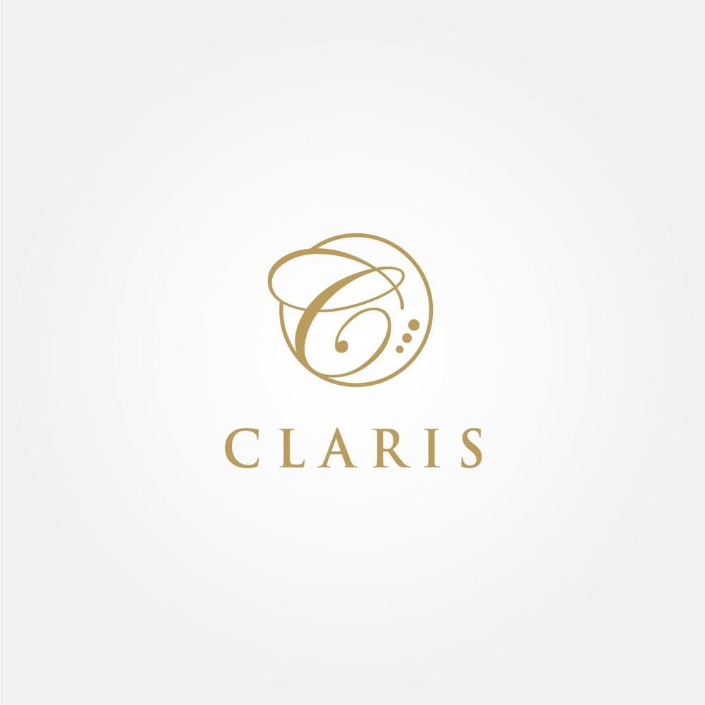 ホテル運営会社　CLARIS　RESORT の名刺や封筒などに印刷するロゴ