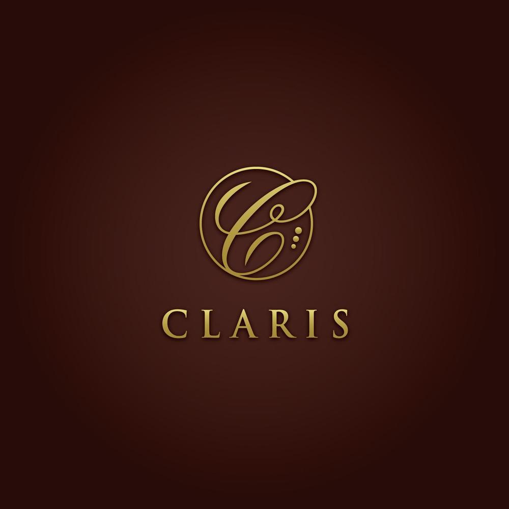 ホテル運営会社　CLARIS　RESORT の名刺や封筒などに印刷するロゴ