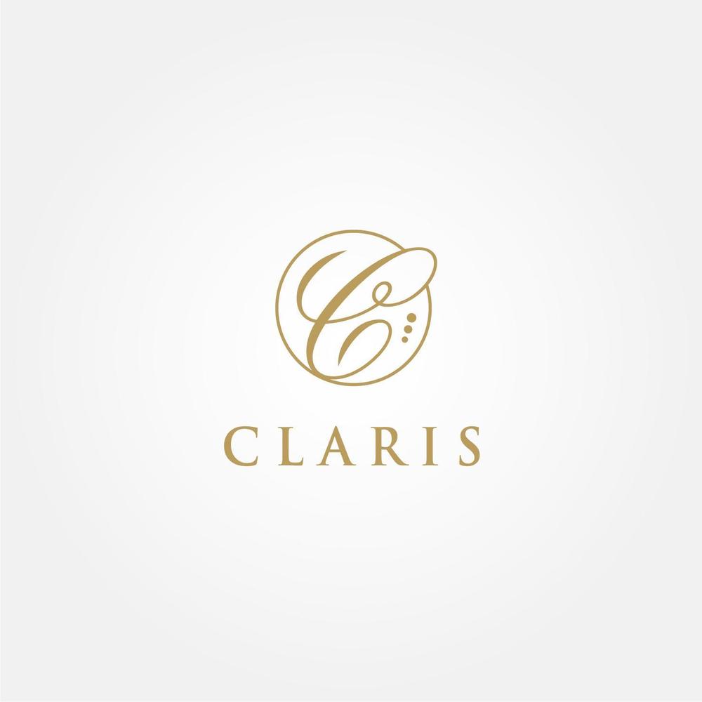 ホテル運営会社　CLARIS　RESORT の名刺や封筒などに印刷するロゴ