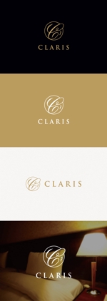 tanaka10 (tanaka10)さんのホテル運営会社　CLARIS　RESORT の名刺や封筒などに印刷するロゴへの提案