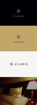tanaka10 (tanaka10)さんのホテル運営会社　CLARIS　RESORT の名刺や封筒などに印刷するロゴへの提案
