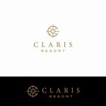 DeeDeeGraphics (DeeDeeGraphics)さんのホテル運営会社　CLARIS　RESORT の名刺や封筒などに印刷するロゴへの提案