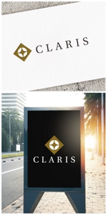 FUNCTION (sift)さんのホテル運営会社　CLARIS　RESORT の名刺や封筒などに印刷するロゴへの提案